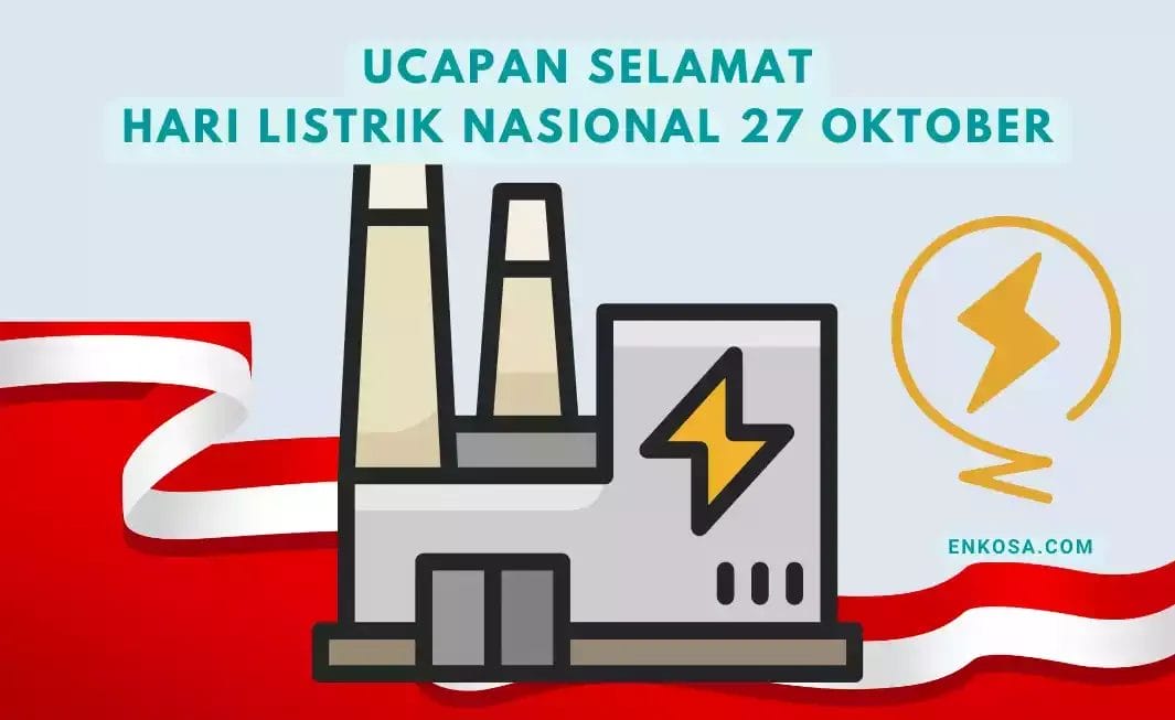 Ucapan Selamat Hari Listrik Nasional Oktober